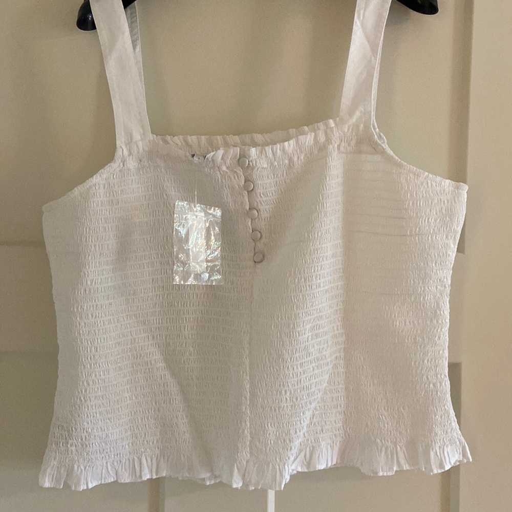 Maxwell - white sleeveless top - NWT